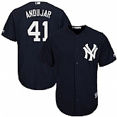 Yankees 41 Andujar Navy Cool Base Stitched Jersey Dzhi,baseball caps,new era cap wholesale,wholesale hats